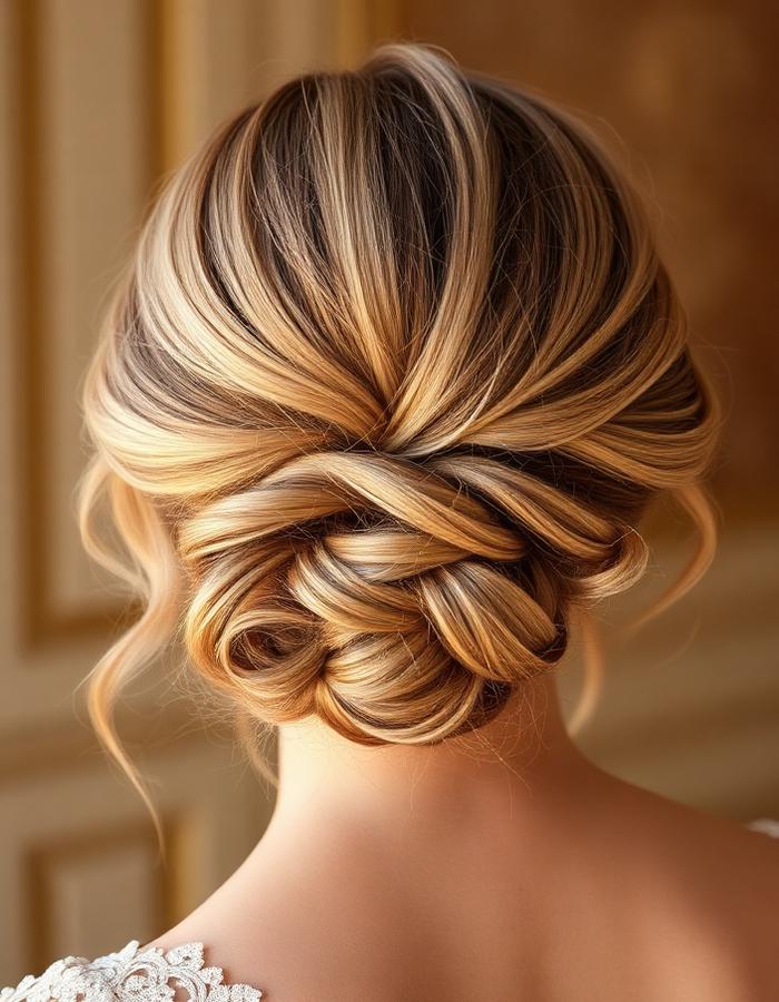 Penteado sofisticado